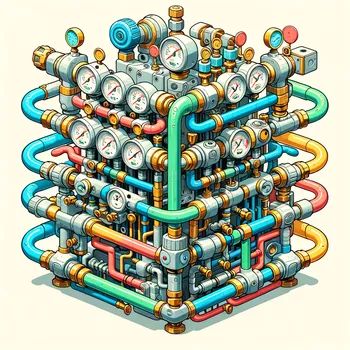 Cooling Cartoon Manifold - Tangra AI Image Generator