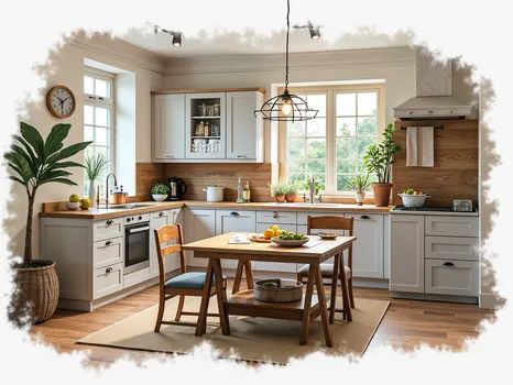 Kitchen Affair Collage Showcase - Tangra AI Image Generator
