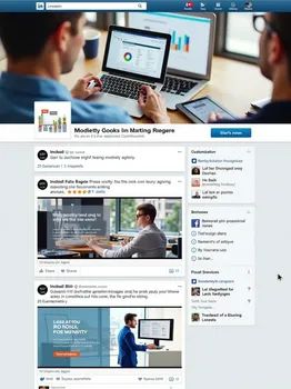Linking Visuals LinkedIn Visuals: Custom Branding - Tangra AI Image Generator