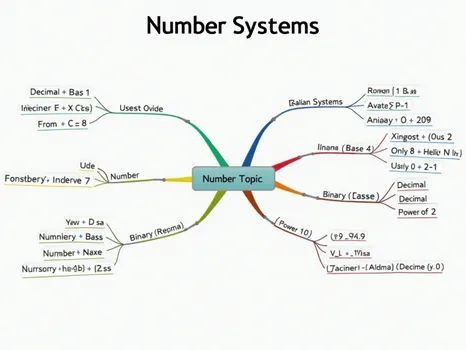 java programming tutorial 28 1. number systems human... Number Systems Mind Map - Tangra AI Image Generator
